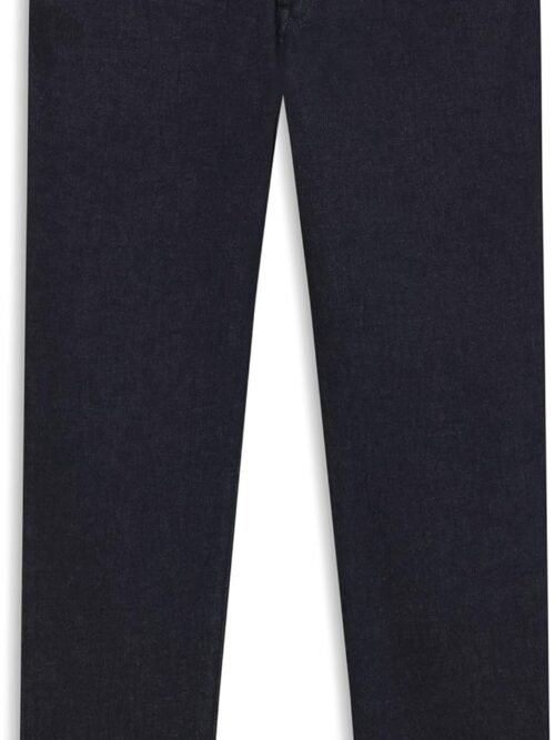 Men's  Regular Fit Jeans Made from Comfortable Stretch Denim in Dark Indigo Blue