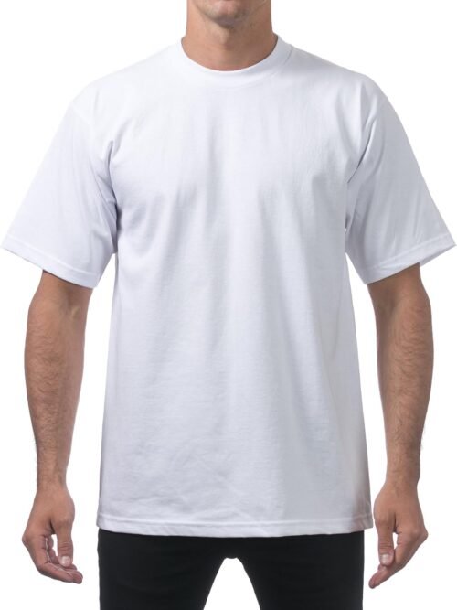 Men's Heavyweight Cotton Short Sve Crew Neck T-Shirt