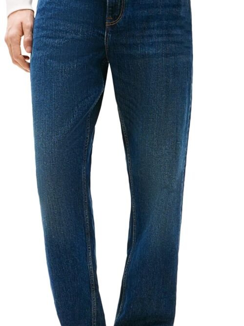 Straight Fit Stretch Jeans for Men